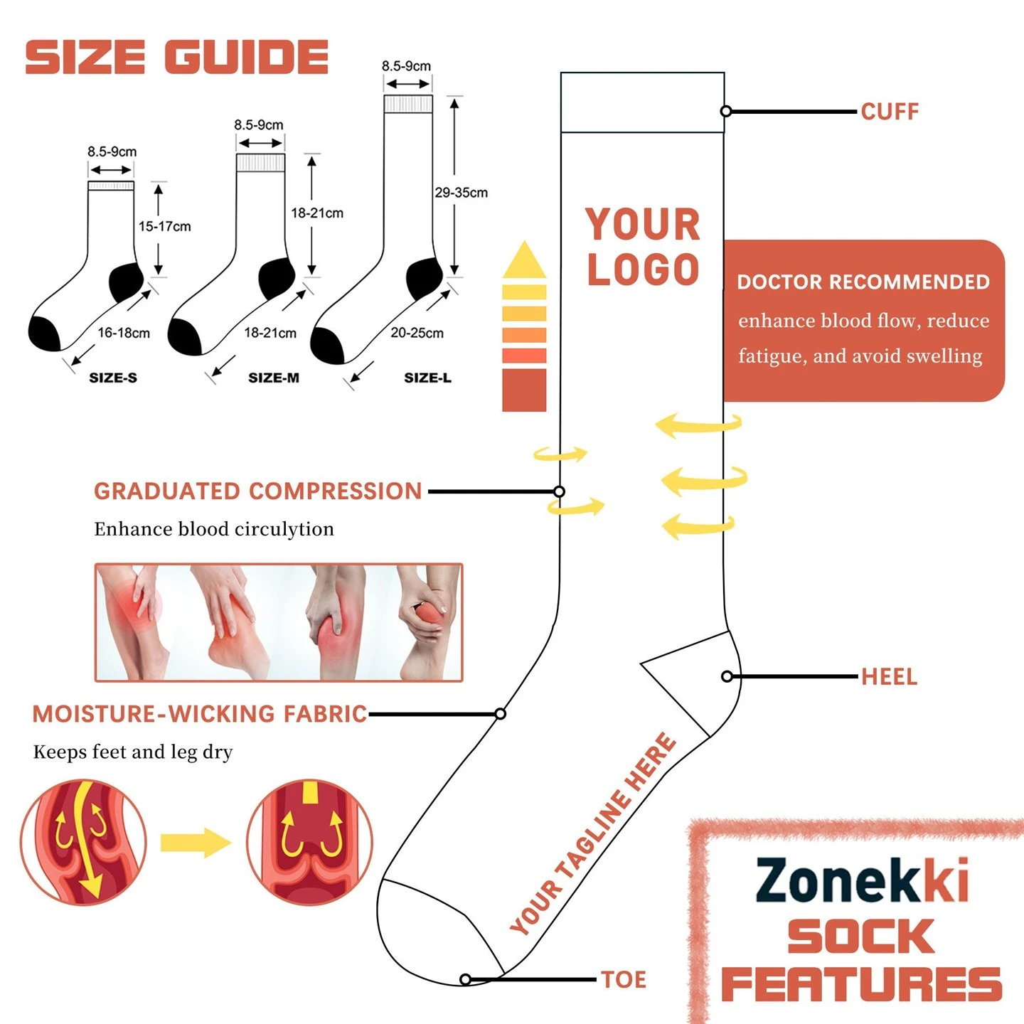 Custom Compression Socks suppliers